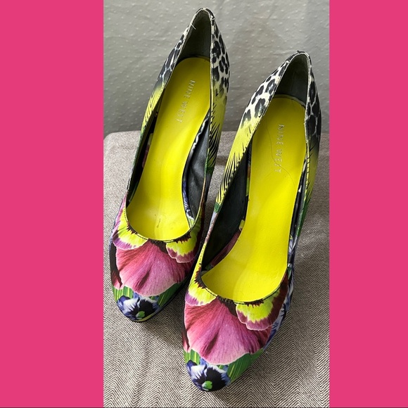 Nine West high heels platform shoes size 8.5 - Picture 7 of 9